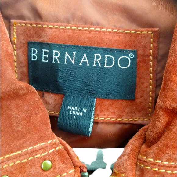 Bernardo Suede Leather Jacket NWT - Picture 3 of 16